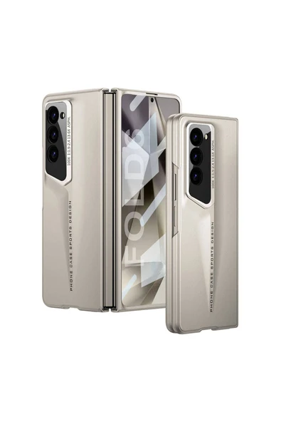 KILIFTECH Galaxy Z Fold 6 Kılıf Ultra İnce Kamera Korumalı Sert Rubber Zore Procase Kapak-Titanyum-Gri ürün görseli 1