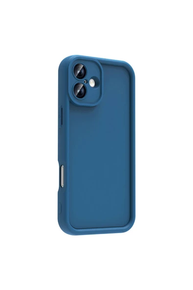 zore iPhone 16 Plus Kılıf Kamera Korumalı SYS Ananas Kapak - Pembe - Resim 7