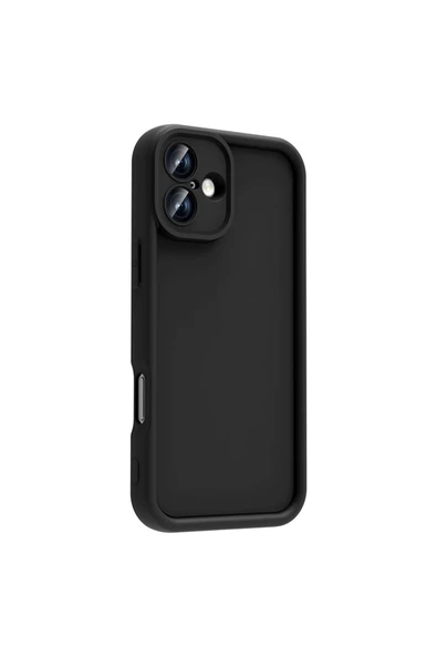 zore iPhone 16 Plus Kılıf Kamera Korumalı SYS Ananas Kapak - Pembe - Resim 5