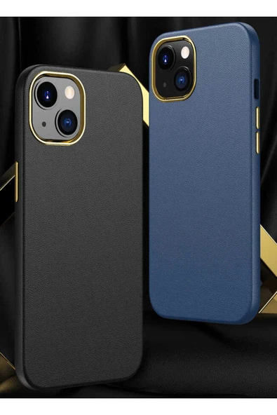 Teknoqr iPhone 13 Mini Uyumlu TQR Natura Kılıf-Siyah - Resim 4