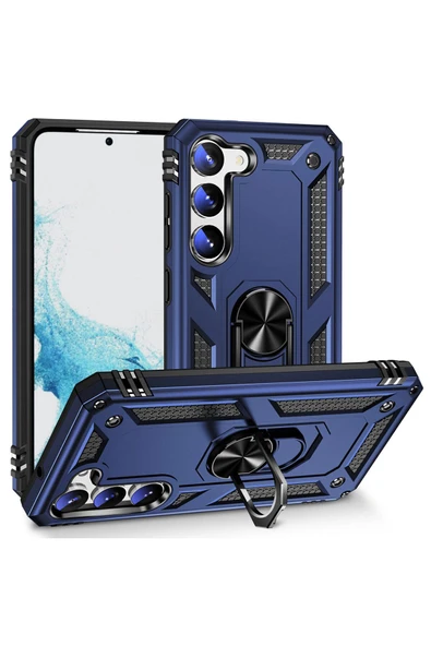 KILIFTECH Galaxy S23 Plus Uyumlu Zore Vega Kılıf-Mavi ürün görseli