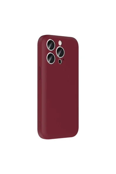 KILIFTECH iPhone 15 Pro Max Kılıf Kamera Korumalı Kartlık Hazneli KTH Vitra Kapak - Gri - Resim 6