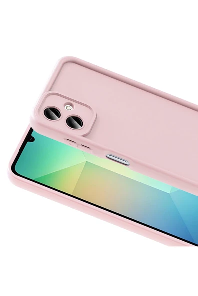 Zeyline Galaxy A06 Kılıf Kamera Korumalı ZYL Ananas Kapak - Pembe - Resim 8