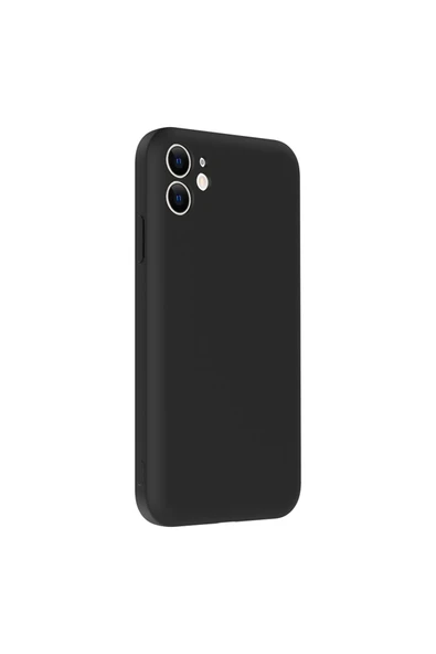 KILIFTECH iPhone 11 Kılıf Kamera Korumalı Kartlık Hazneli KTH Vitra Kapak - Siyah - 8