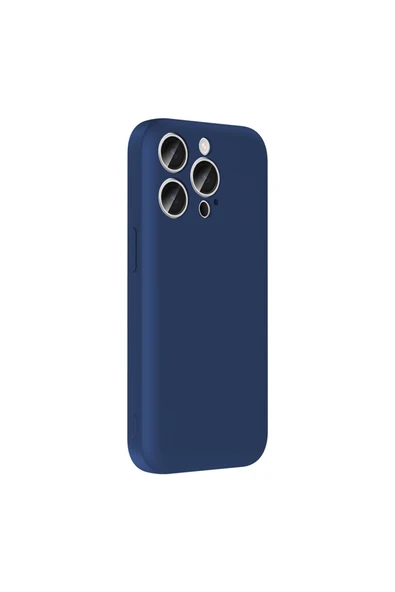 KILIFTECH iPhone 15 Pro Max Kılıf Kamera Korumalı Kartlık Hazneli KTH Vitra Kapak - Gri - Resim 3