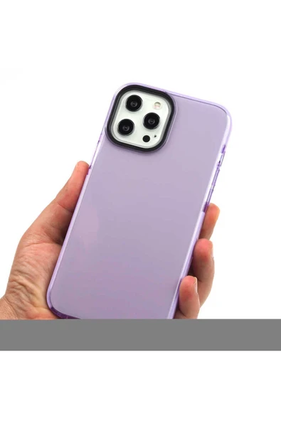 KILIFTECH iPhone 12 Pro Uyumlu Zore Punto Kılıf-Pembe - Resim 5