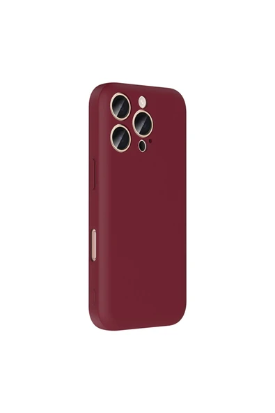 KILIFTECH iPhone 16 Pro Max Kılıf Kamera Korumalı Kartlık Hazneli KTH Vitra Kapak - Siyah - Resim 6