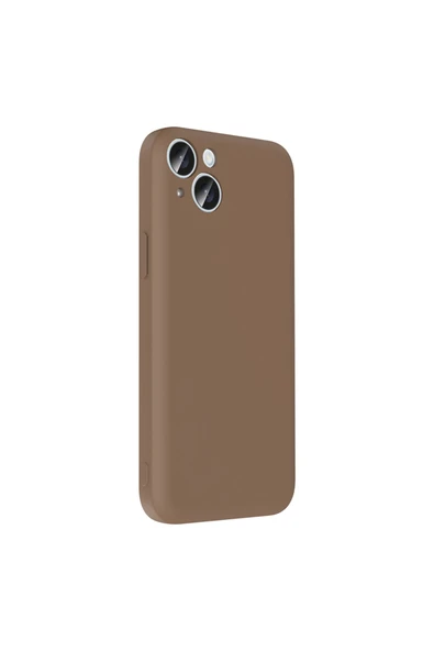 KILIFTECH iPhone 15 Kılıf Kamera Korumalı Kartlık Hazneli KTH Vitra Kapak - Gri - 4