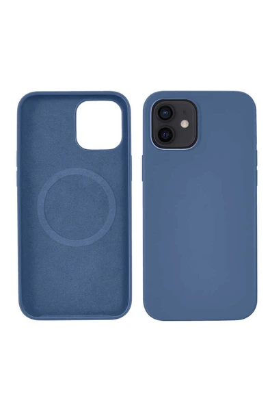 KILIFTECH iPhone 12 Mini Uyumlu Zore Silksafe Wireless Kılıf-Açık Yeşil - Resim 4