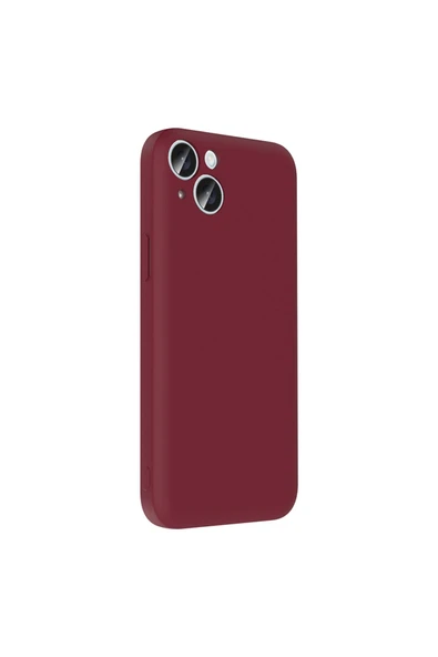 KILIFTECH iPhone 15 Kılıf Kamera Korumalı Kartlık Hazneli KTH Vitra Kapak - Lacivert - Resim 6