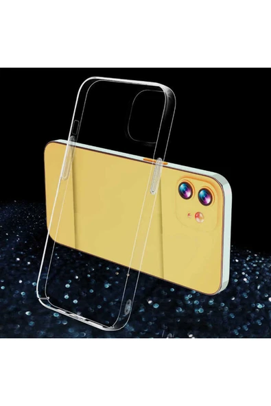 KILIFTECH iPhone 12 Uyumlu Zore Droga Kılıf-Renksiz - Resim 3