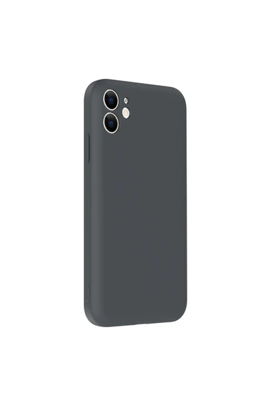 KILIFTECH iPhone 11 Kılıf Kamera Korumalı Kartlık Hazneli KTH Vitra Kapak - Siyah - 7