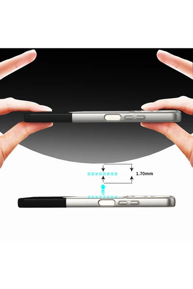 zore Realme C61 Kılıf Mıknatıslı TDOM Duble Kapak - Lacivert - Resim 5