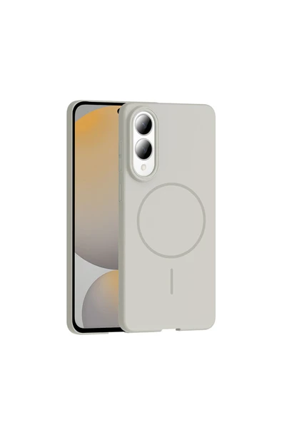 KILIFTECH Galaxy S25 Edge Kılıf M-safe Şarj Özellikli KTH Ruby Sert Kapak - Lacivert - Resim 2