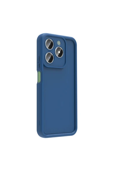 FZD GLOBAL Realme C61 Kılıf Kamera Korumalı FZD Ananas Kapak - Pembe - Resim 3