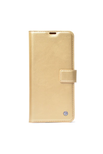 TUVA TEKNOLOJİ Galaxy S23 Uyumlu TUVA Kar Deluxe Kılıflı Uyumlu-Gold