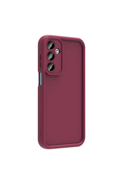 RiseOfGLC Galaxy A26 Kılıf Kamera Korumalı TBC Ananas Kapak - Mürdüm - Resim 3