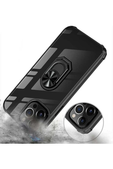 KILIFTECH iPhone 13 Pro Max Uyumlu Zore Mola Kılıf-Siyah - Resim 5