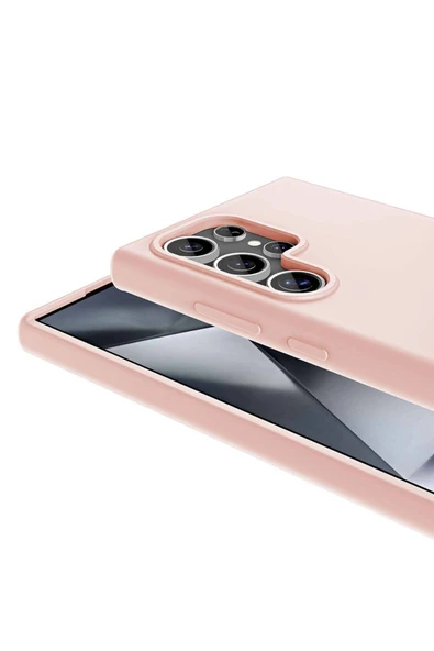 KILIFTECH Galaxy S24 Ultra Kılıf Magsafe Şarj Özellikli Sıvı Teknolojili Silinebilir Sert Zore Kivi Kapak-Laci - Resim 5