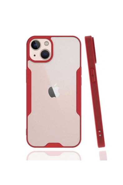 KILIFTECH iPhone 13 Uyumlu Zore Parfe Kılıf-Kırmızı