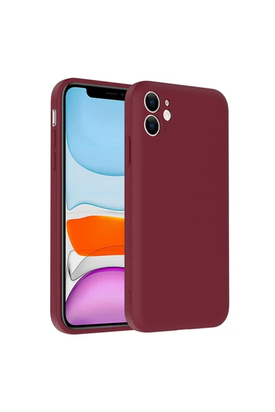 KILIFTECH iPhone 11 Kılıf Kamera Korumalı Kartlık Hazneli KTH Vitra Kapak - Pembe - Resim 2