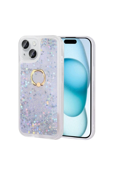 KILIFTECH iPhone 15 Plus Uyumlu Zore Milce Kılıf-Gümüş ürün görseli