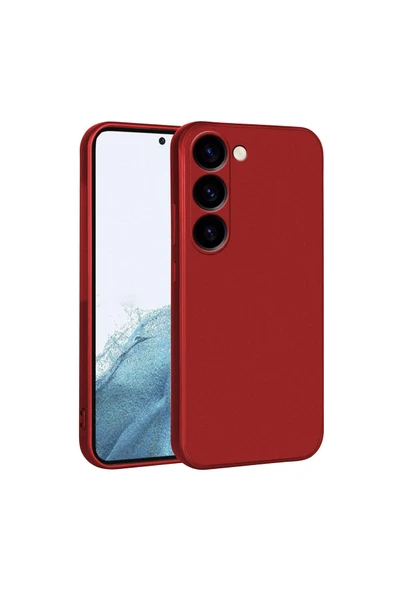 KILIFTECH Galaxy S23 Uyumlu Zore Premier Silikon Kılıf-Kırmızı ürün görseli
