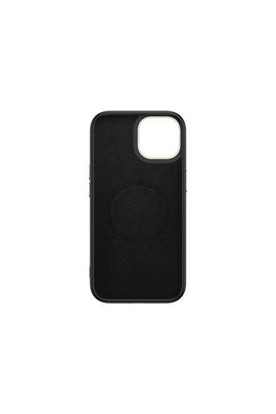 KILIFTECH iPhone 15 Plus Kılıf M-safe Şarj Özellikli Karbon Fiber Görünümlü KTH Antina Kapak - Siyah - 6