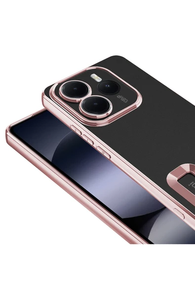 BULUT AKSESUAR Redmi Note 14 5G Kılıf Kamera Korumalı Logo Gösteren BLT Omega Kapak - Gümüş - Resim 6