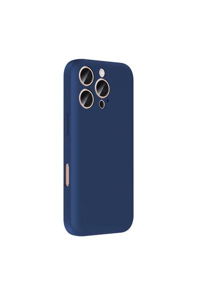 KILIFTECH iPhone 16 Pro Kılıf Kamera Korumalı Kartlık Hazneli KTH Vitra Kapak - Mürdüm - Resim 4