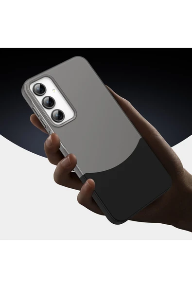 zore Galaxy A15 Kılıf Mıknatıslı TDOM Duble Kapak - Lacivert - 4