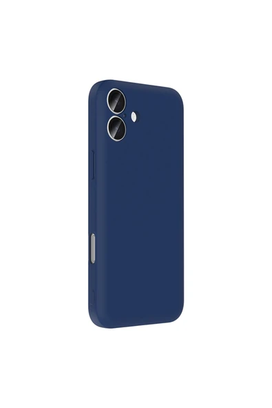 KILIFTECH iPhone 16 Kılıf Kamera Korumalı Kartlık Hazneli KTH Vitra Kapak - Lacivert - Resim 4