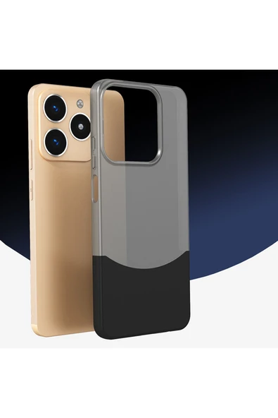 zore Realme C61 Kılıf Mıknatıslı TDOM Duble Kapak - Lacivert - Resim 4