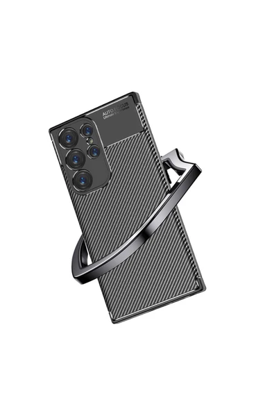 miyoza Galaxy S24 Ultra Uyumlu MİY Negro Silikon Telefon Kılıfı-Siyah - Resim 3