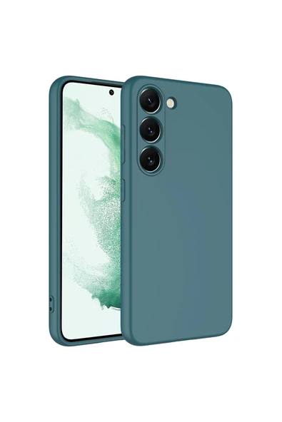 zore Galaxy S23 Uyumlu Zore Mara Lansman Kılıf-Koyu Yeşil ürün görseli