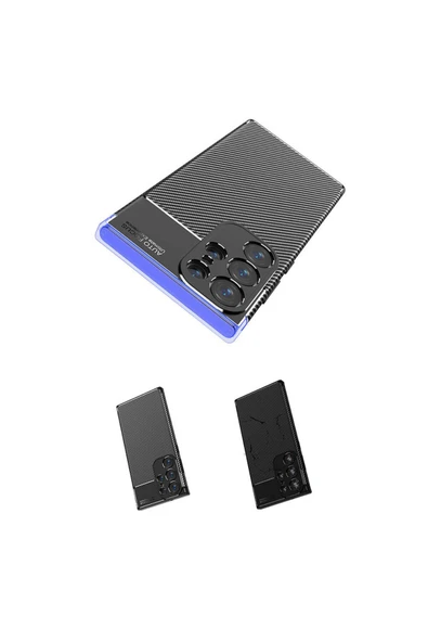 miyoza Galaxy S24 Ultra Uyumlu MİY Negro Silikon Telefon Kılıfı-Siyah - Resim 4