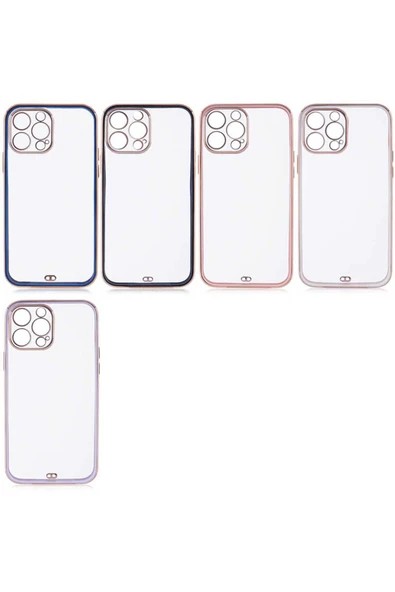 zore iPhone 12 Pro Uyumlu Zore Voit Clear Kılıf-Beyaz - Resim 2