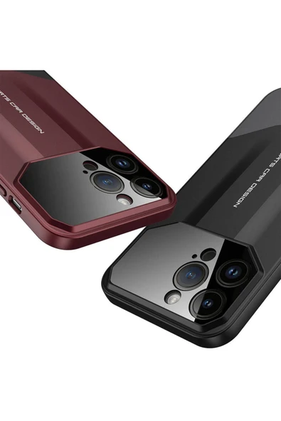 zore Apple iPhone 14 Pro Max Kılıf Çift Parçalı Zore Ays Pro İkili Kapak-Siyah-Gri - 4