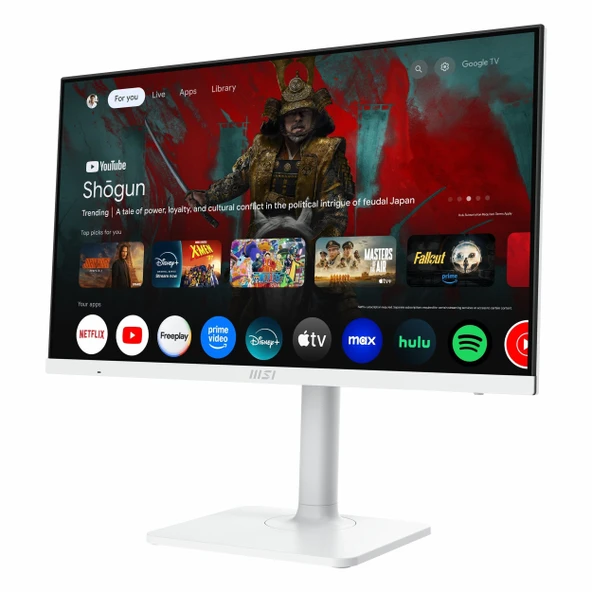 MSI Modern MD272UPSW 27" 60Hz 4Ms HDMI+DP+USB-C+RJ45 HDR UHD Adaptive-Sync IPS Pivot Vesa Monitör - Resim 3
