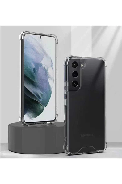 zore Galaxy S22 Uyumlu Zore Nitro Anti Shock Silikon-Renksiz - Resim 2