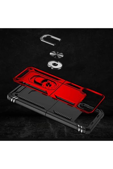 TECNOGELİŞEN Galaxy Z Flip 4 Uyumlu TCG Vega Kılıf-Siyah - Resim 5