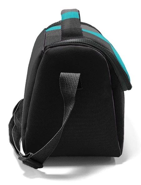 Coral High Erkek Çocuk İlkokul Beslenme Çantası, Siyah Turkuaz Çizgili, Isı Yalıtımlı - Resim 8