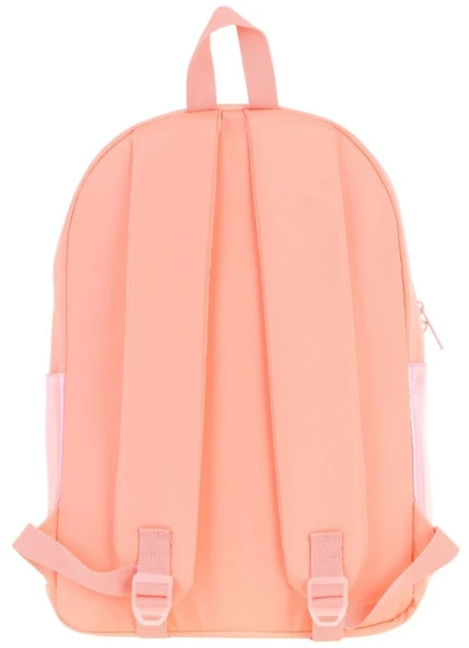 Kaukko Cube Üç Bölmeli Kız Çocuk Somon Okul Çantası - K1820 - Resim 3