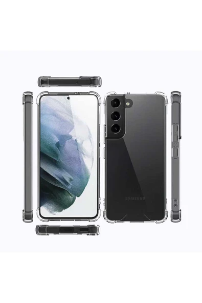 zore Galaxy S22 Uyumlu Zore Nitro Anti Shock Silikon-Renksiz - Resim 4