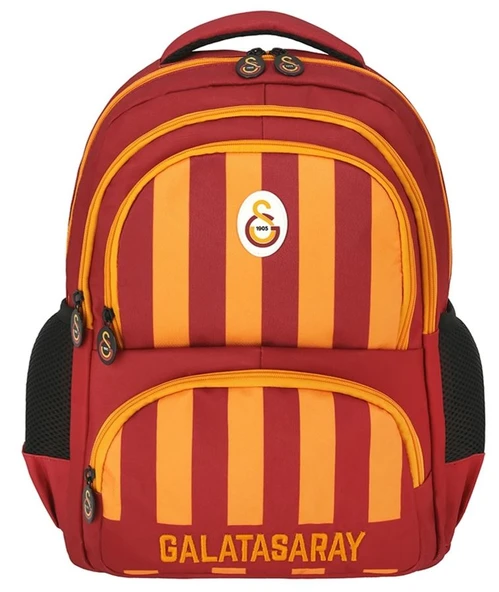 Galatasaray Nakışlı Sarı Kırmızı Çubuk Desenli Erkek Çocuk Okul ve Günlük Sırt Çantası - ME25539 - Resim 4