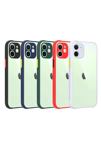 Hedefim Teknoloji iPhone 12 Uyumlu  Kaff Kılıf-Lacivert - Resim 2