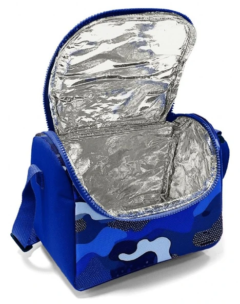 Coral High Erkek Çocuk Termoslu Beslenme Çantası - Mavi Lacivert Kamuflaj, Erkek Çocuk - Resim 3