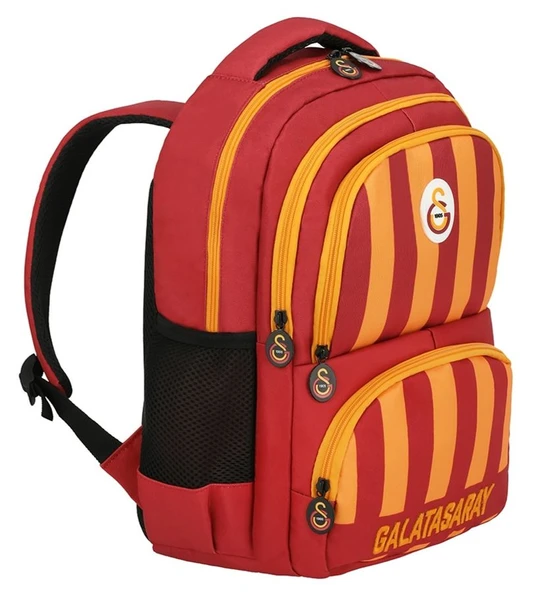 Galatasaray Nakışlı Sarı Kırmızı Çubuk Desenli Erkek Çocuk Okul ve Günlük Sırt Çantası - ME25539 - Resim 5
