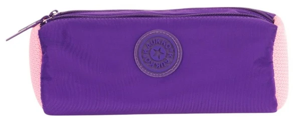 Kaukko İki Bölmeli Kız Çocuk Okul Kalem Çantası - Mor - K2740 - Resim 2