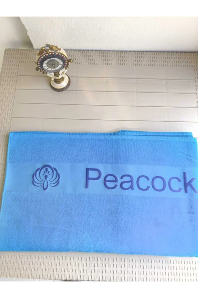 Peacock Doğa Dostu %100 Ege Pamuğu Plaj Havlusu 100x180cm (Jakarlı Desen Özel Seri) - 14